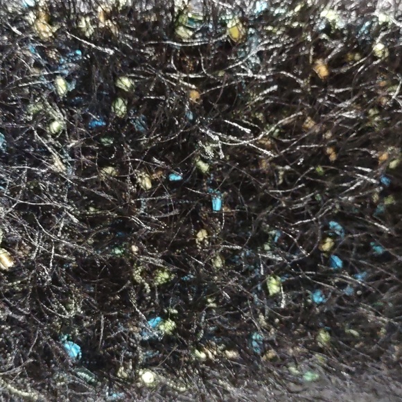 Artisan Crafted Hand Crochet Eyelash Fringe Scarf - Picture 2 of 4